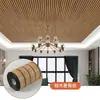 Papel Pintado Autoadhesivo de Madera Cepillada Engrosado Papel para Renovación de Sala de Estar Fondo de TV Imitación Madera Barandilla Impermeable Adhesivo Decorativo Autoadhesivo