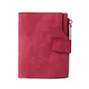 Cartera Retro Transfronteriza para Mujer Nueva con Múltiples Ranuras para Tarjetas, Bolsa para Identificación, Bolsa de Almacenamiento de Tarjetas, Billetera Corta de Alto Grado, Clip para Mujer