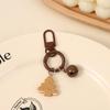 Chaveiro de Sino DIY Feito à Mão Corrente para Capa de Celular Árvore de Natal Homem de Gengibre Urso Biscoito Estrela de Cinco Pontas Pingente
