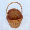 Cesta pequena de flor de manga tecida portátil para arranjo de flores, pequena cesta, cesta oval tecida, fabricantes, atacado
