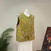 [Li] Nuevo chaleco estilo chino, ricamente bordado, colección otoño 2026, cuello redondo, diseño elegante, chaleco rejuvenecedor