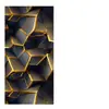 Papel Pintado Autoadhesivo Transfronterizo Nuevo Estilo Chapado en Oro Lujo Ligero Pared de Fondo de TV Papel Pintado de PVC Papel Pintado para Renovación de Casas Viejas