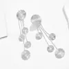 Brincos Femininos Europeus e Americanos Transfronteiriços Versáteis Martelados Geométricos Redondos com Franjas Tendência Personalidade Temperamento Brincos Femininos Atacado