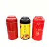 Producción de Latas de Té con Tapas Interiores Abovedadas, Latas Redondas Vacías para Almacenamiento de Té, Latas de Hierro para Té, Latas de Té Taiwanesas, Latas de Fácil Apertura