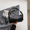 Bolsa de Almofada Têxtil Tecida de Alta Qualidade, Pequena Bolsa Tendência de Nicho para Mulheres, Nova Moda 2026 Bolsa Transversal para o Dia a Dia