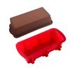 Molde de Silicona Rectangular Grande Plato para Horno Freidora de Aire Mousse Chifón Pastel Tostado Pan Molde para Hornear