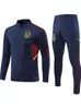 Conjunto de Uniforme de Entrenamiento de Fútbol para Otoño e Invierno para Hombre, Uniforme de Equipo de Competición Estampado de Manga Larga, Uniforme de Apariencia, Chaqueta Informal