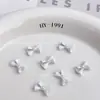 Acessórios de Nail Art da Moda: Laços, Pérolas 3D, Elegantes e Simples, Decorações Versáteis de Unhas DIY