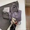 Bolso de Mano Sencillo para Mujer, Bolso Casual Estilo Cesta para Mujer, Nuevo Modelo 2026 Moda de Alta Gama Versátil Bolso Cruzado Tipo Cubo
