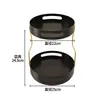 Estante de condimentos de doble capa, bandeja de escritorio, estante de almacenamiento multifuncional, estante de almacenamiento giratorio, estante organizador de cocina, personalizable