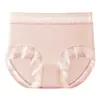 Calcinhas de seda gelada para mulheres com fundo de seda de amoreira, respiráveis e finas para o verão, calcinhas de renda femininas sexy e confortáveis de cintura alta