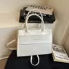 Bolso Tote Hombro Cruzado Casual Simple Grande de Capacidad con Patrón de Cocodrilo Estilo Europeo y Americano 2026 Nuevo