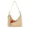 Bolsa Tote de Gran Capacidad Estilo Maillard para Mujer 2025 Otoño Retro Versátil de Alta Gama para Hombro Cruzado