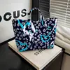 2026 Nuevo Sitio Independiente Transfronterizo Temu Bolso de Mano Impermeable PVC+Lona Portátil de Viaje Bolso de Hombro Bolso Tote