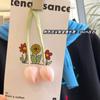 Ins Tecido Tulipa de duas cabeças Flor Acessórios decorativos Saia Roupas Mochila escolar Acessórios pingentes artesanais DIY