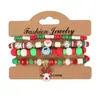 Acessórios de Moda Populares Europeus e Americanos Transfronteiriços, Pulseira com Pingente de Papai Noel de Design Exclusivo, Pulseira da Série de Natal