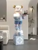Fabricante Alemão 2026 Novo Modelo Ornamento Urso Violento para Sala de Estar, Grande de Chão Luxo Leve High-End Lateral de Gabinete de TV