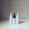 Garrafas de Bico Fino com Múltiplas Especificações 10-200ml PE Branco Garrafas de Aperto Dispensadoras Garrafas para Cola Gotas para Ouvido Garrafas Vazias Bem Vedadas