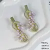 Presilhas de Cabelo de Cristal, Presilhas Doces e Fofas para Franja de Meninas, Presilhas Laterais Versáteis de Estrela, de Alta Qualidade e Requintadas