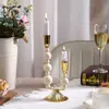 Candelabro de Hierro con Cuentas de Madera Retro Iluminación para el Hogar Interior Comedor Sala de Estar Decoración de Escritorio Utilería para Rodajes de Cine y Televisión