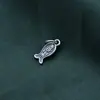 Prata Esterlina S925 Estilo Chinês Antigo Retrô Pingente Peixe Feliz Pingente Koi Corda de Contas DIY Acessórios de Prata