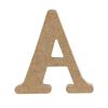Letras de madeira da decoração home de DIY 26 ornamento de madeira 1.5CM dos artesanatos da decoração do casamento das letras 26 grosso