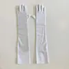 Guantes de protección solar de spandex de 53 cm para mujer, mangas largas para el brazo para conducir, protección UV, guantes finos de verano para deportes y ciclismo