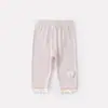 Leggings de Verano Finos con Forma de Corazón Tridimensional para Bebés y Niños Pequeños con Puños Fruncidos, Pantalones Largos Elásticos, Pantalones Casuales de Punto para Bebé