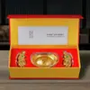 Grande Ornamento de Barra de Ouro Oca com Design de Dragão, Tartaruga e Pixiu para Atrair Riqueza, Adequado para Decoração de Sala de Estar ou Entrada de Casa
