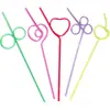 En stock Al por mayor Creativo Modelado Paja Barra Fiesta Mascota Loca Tubo para Beber Hogar Boca Rehabilitación Herramienta de Entrenamiento