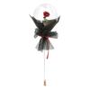 Globo Transparente Brillante para Mercado Nocturno, Globo Rosa, Bola de Onda Moderna, Rosa de San Valentín