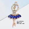 Nuevos accesorios de joyería para mujer de aleación para ballet carcasa de teléfono móvil colgante de chica ángel de cristal zapatos con agujero accesorios diy