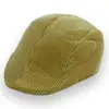 Gorra retro para hombre, boina a cuadros de otoño e invierno, gorra coreana de mediana edad, gorra progresiva informal Joker, venta al por mayor