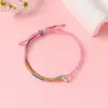Pulsera Zongzi de Hortensia del Día de Mayo, Nueva Cuerda Roja Tejida a Mano para Niños y Bebés, Pulsera de Cuentas DIY de Alta Calidad