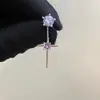 Nuevos Pendientes de Aro Huazi Originales Pequeños Multicolores para Mujer