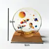 Nuevas piezas redondas de cristal para decoraciones de boda, portafotos de cristal con grabado interno 3D, disponibles para venta al por mayor con piezas en blanco