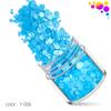 Explosões transfronteiriças fluorescente rodada 12 cores Nail Art Lantejoulas Conjunto fosco perolado onda Dot Nail Art Jóias Patch