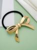 Accesorios para el cabello de aleación simple de lazo de gran venta que combinan con todo, elegantes tocados, accesorios para cola de caballo, cuerda para el cabello de alta elasticidad