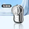 Agita el sonido de la mini afeitadora de venta caliente, afeitadora eléctrica al por mayor, portátil, 3D, cuchilla para barba, lavado corporal, pequeña pistola de acero