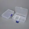 Suministro del Fabricante Caja de Plástico Transparente de 5 Compartimentos Caja para Piezas Desmontables Caja de Empaque para Artículos de Pesca Caja de Almacenamiento de PP para Hilo y Aguja
