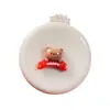 Papai Noel Pente Pequeno Fofo com Airbag Dobrável Presente para Melhor Amigo Pente para Cabelo Longo Feminino Mini Pente Dobrável