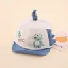 Nuevo sombrero de primavera para niños lindo dinosaurio niña de bebé gorra con visera bebé niño protección solar sombrero para el sol