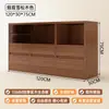 Estantería de Madera Maciza Estilo Medieval con Puerta Gabinete de Almacenamiento de Revistas para Sala de Estar Apartamento Pequeño en Casa Sofá Gabinete de TV Gabinete Lateral