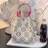 Bolsa de Mão Tricotada Estilo Novo Japonês e Coreano Portátil Trabalho Passeio Grande Capacidade Tote Pequena Bolsa Quadrada