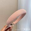 Tiara Doce Rosa Feminina Topo Cranial Alto Presilha de Cabelo Faixa de Cabelo para Lavar o Rosto Acessório de Cabelo de Princesa Fofo Celebridade da Internet Presilha de Cabelo