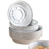 Caja de papel de estaño al por mayor 10 papel absorbente de aceite para freidora de aire para el hogar, bandeja para hornear alimentos para horno, barbacoa, bandeja de papel de estaño a prueba de aceite