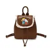 Mochila Bordada de Dibujos Animados Linda para Mujer Modelo Nuevo 2026 Estilo Adolescente para Viajes Diarios, Commuting, Escuela