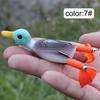 Isca Artificial Flutuante Pato Luya Isca de Pesca 12g/9,5cm Biônica Isca Falsa Rotação Garatéia Preta Thunderfrog