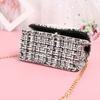 2021 Estilo Chanel Nuevo Lazo de Perlas Moda Moda Portátil Bandolera Doble Uso Bolso para Niños Bolso de Princesa