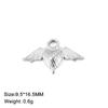 Transfronterizo Europa y Estados Unidos superventas corte acero de titanio amor colgante de Ángel personalidad simple accesorios de acero inoxidable 304